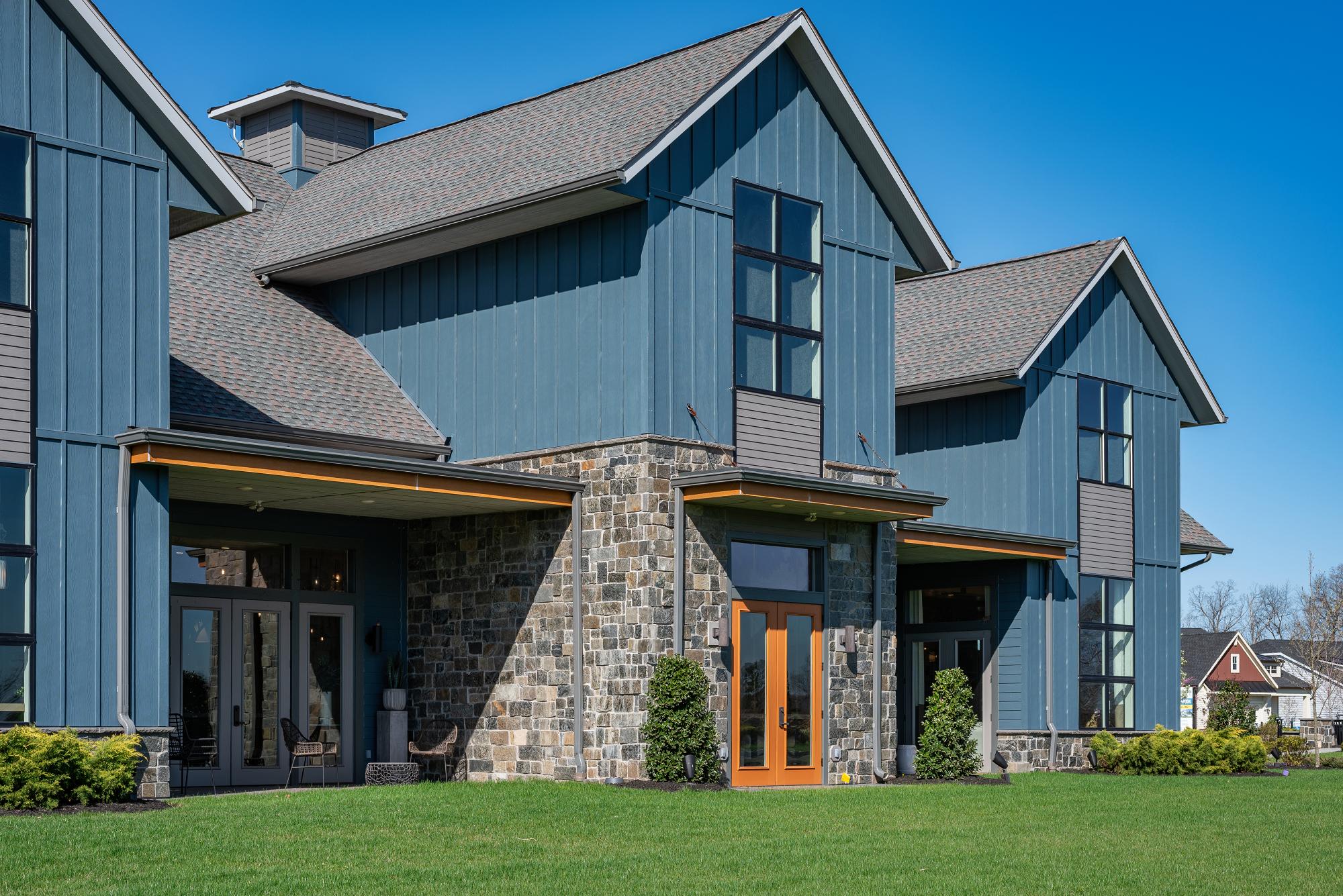 Rustic Ashlar Winter Harbor wall panels by Old World Veneer, primary product image. Premium stone veneer for exterior and interior walls.