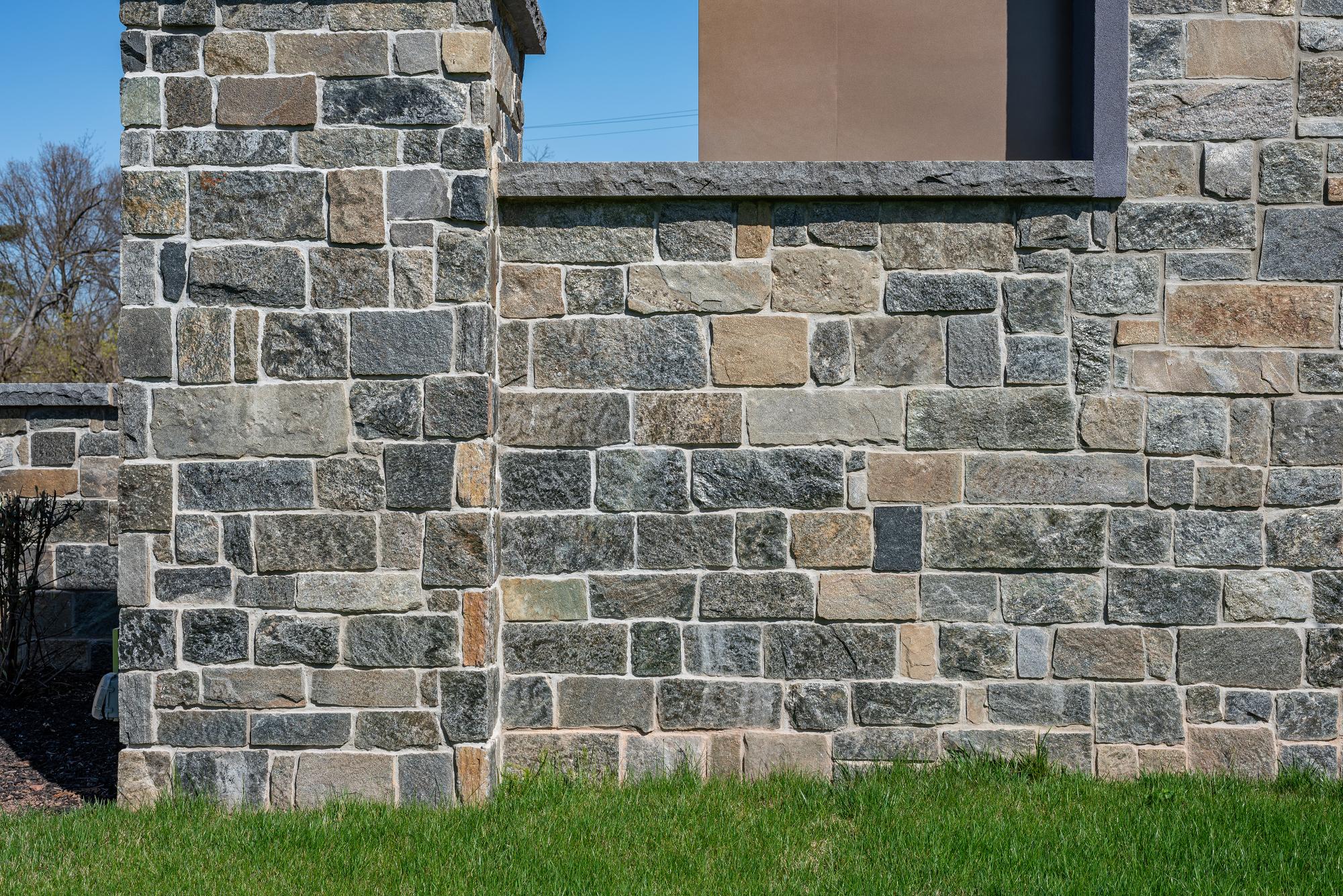 Rustic Ashlar Winter Harbor wall panels by Old World Veneer, primary product image. Premium stone veneer for exterior and interior walls.