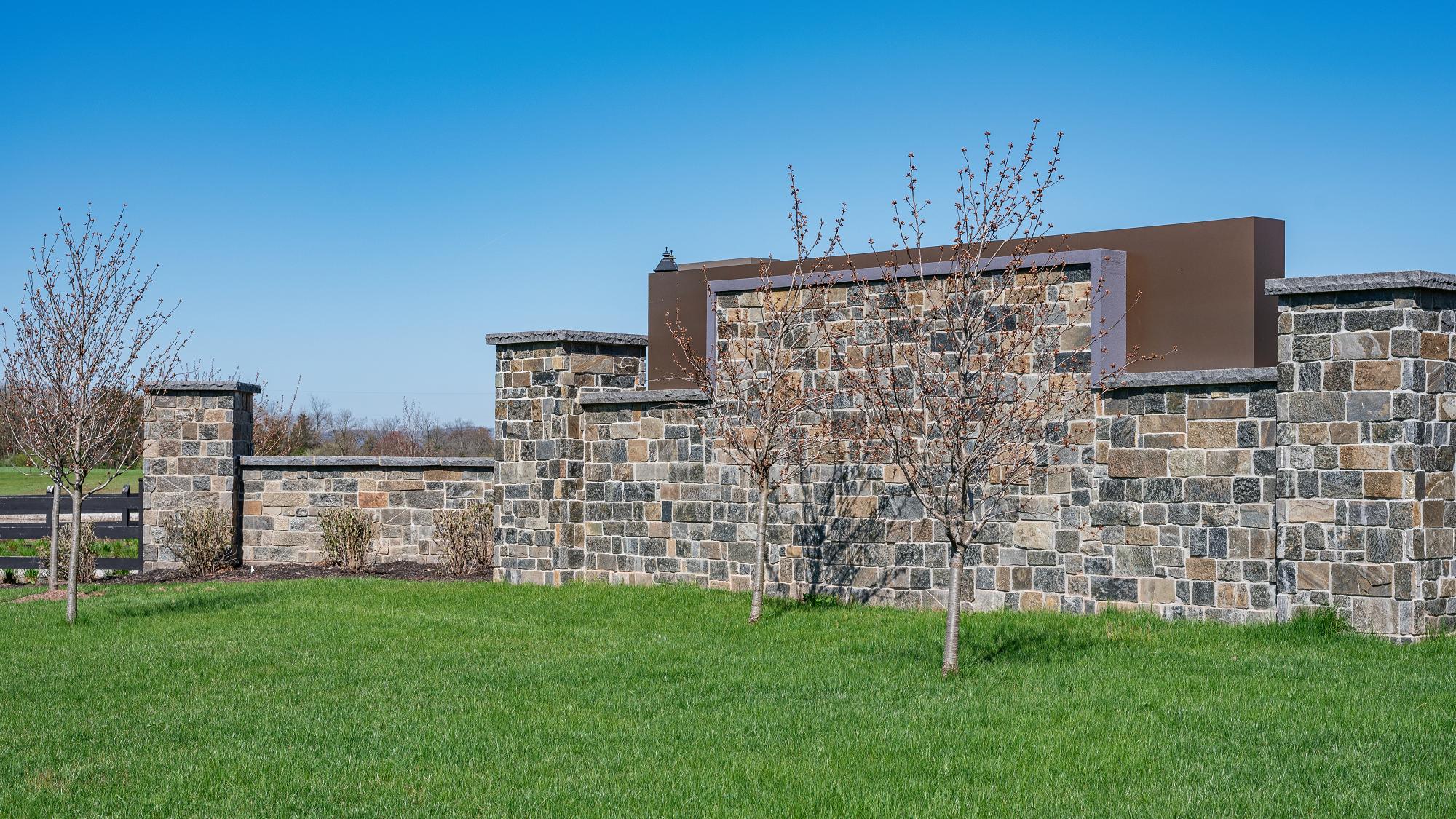 Rustic Ashlar Winter Harbor wall panels by Old World Veneer, primary product image. Premium stone veneer for exterior and interior walls.