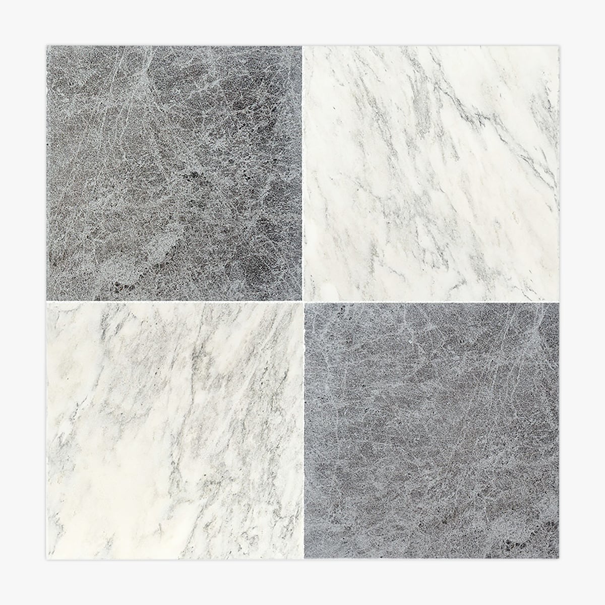 Checkerboard Patterns Multicolor checkerboard tile, product image. Premium marble for floors and walls.