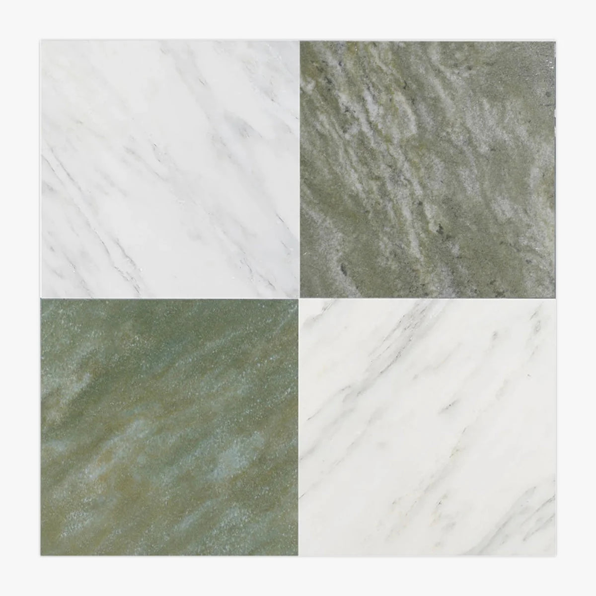 Checkerboard Patterns Multicolor checkerboard tile, primary product image. Premium marble for floors and walls.