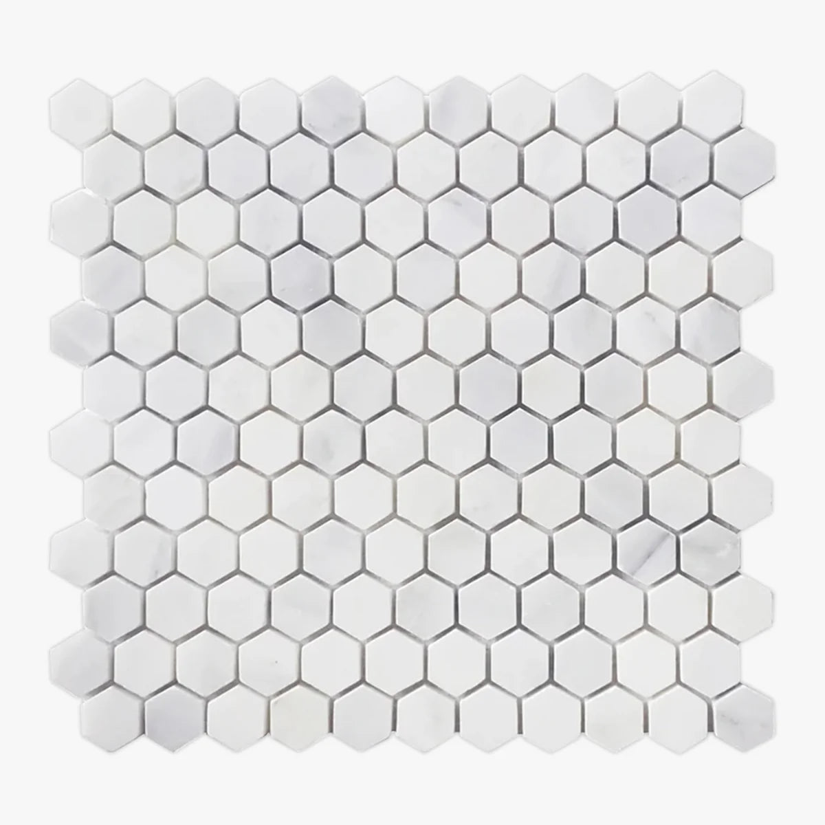 Asian Statuary Polished Marble White mosaic, primary product image. Premium marble for floors and walls.