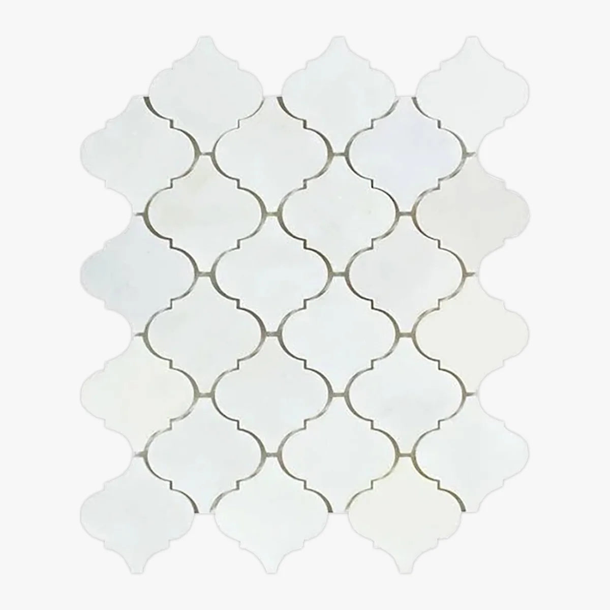 Asian Statuary Polished Marble White mosaic, primary product image. Premium marble for floors and walls.
