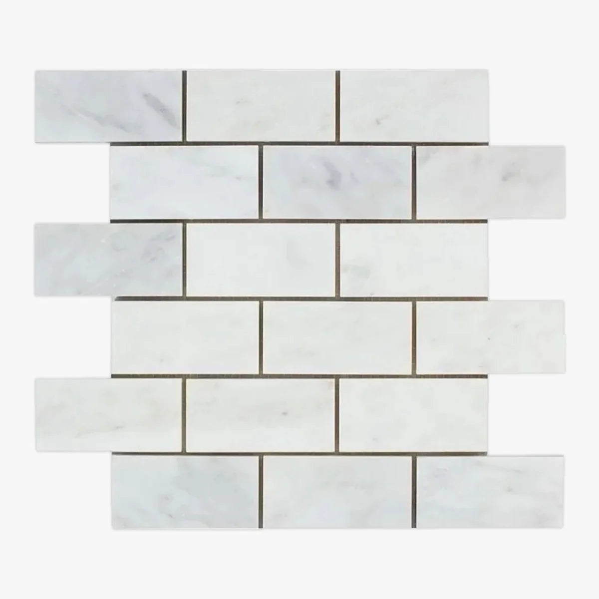Asian Statuary Polished Marble White mosaic, primary product image. Premium marble for floors and walls.