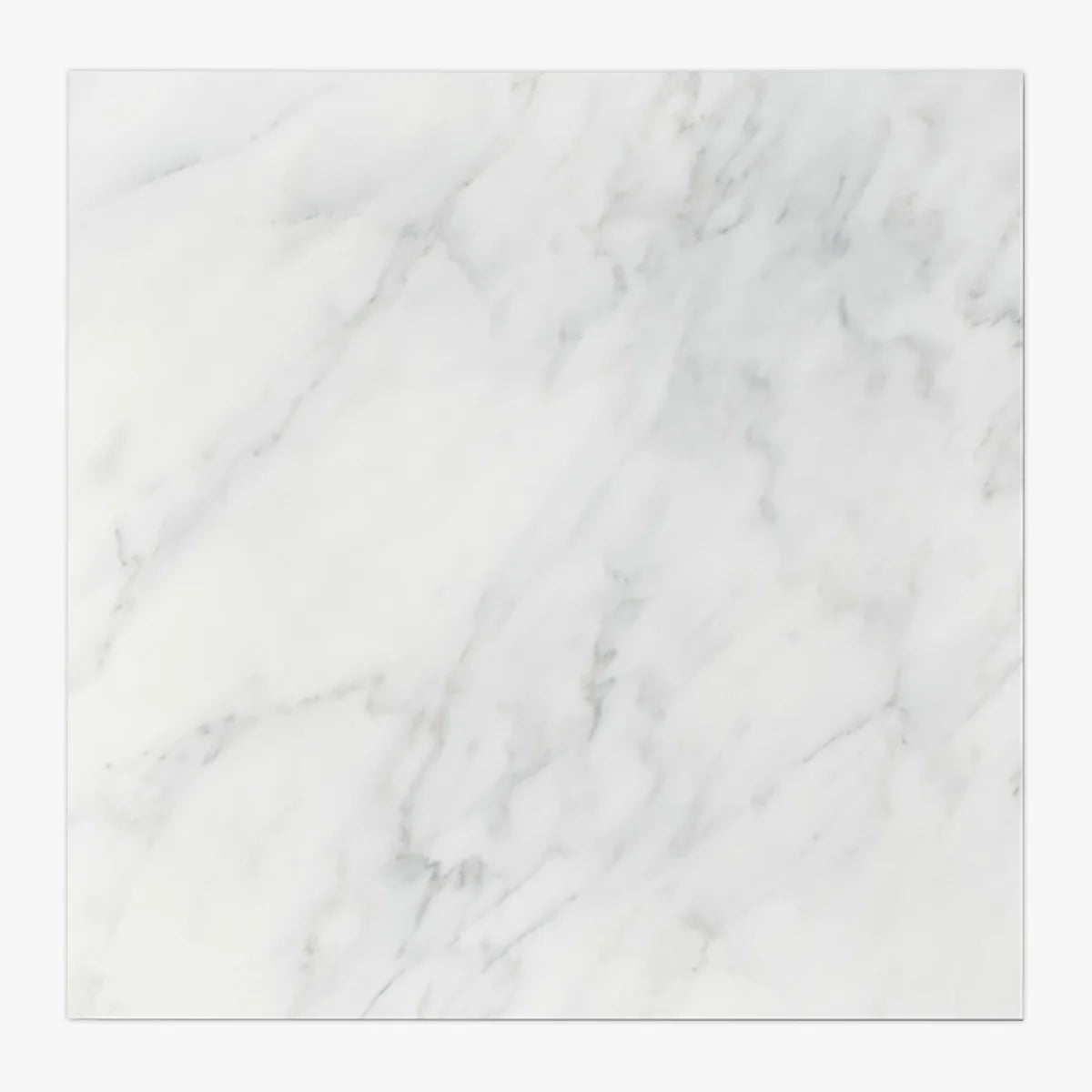 Essentials Natural Stone White field tile, primary product image. Premium marble for floors and walls.