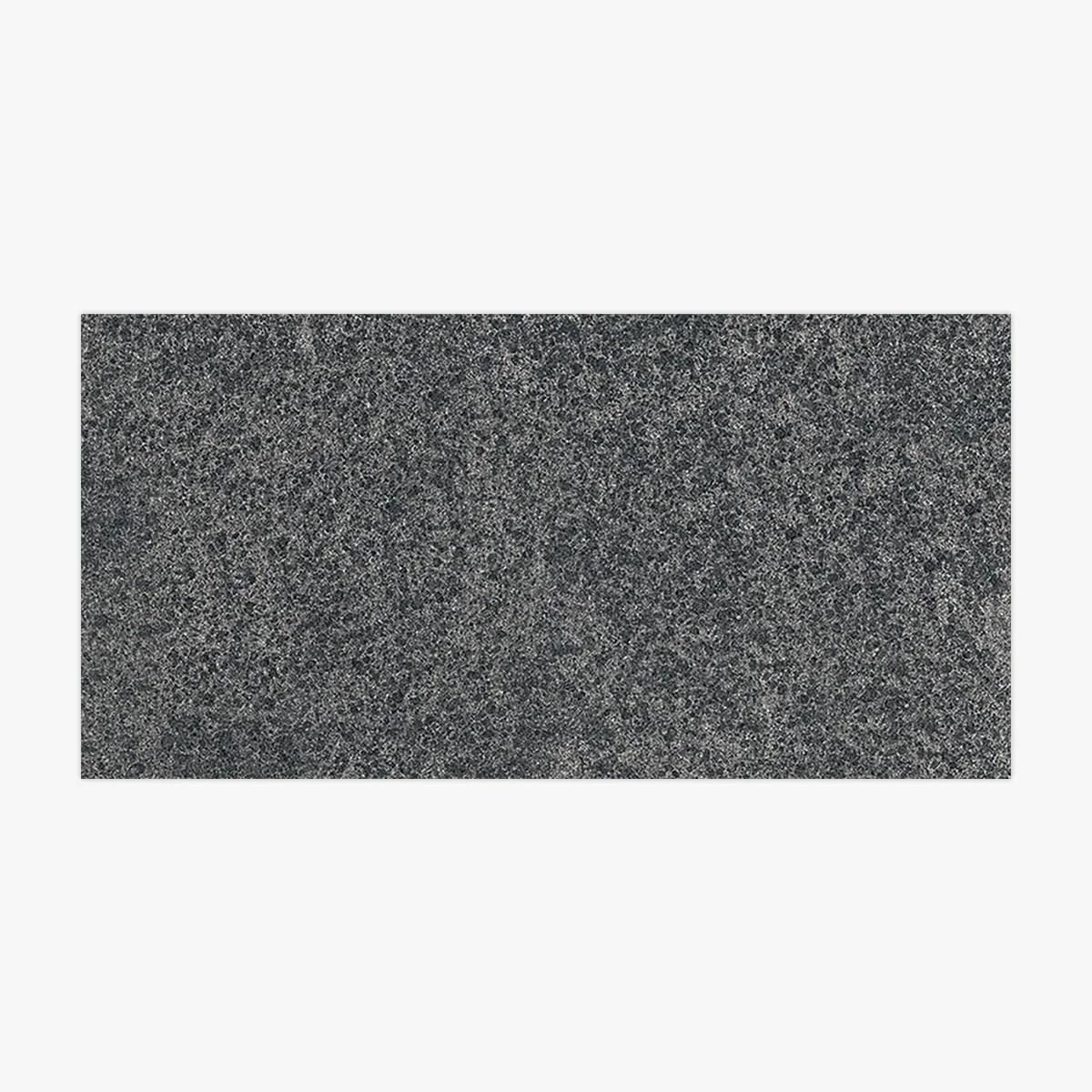 Essentials Natural Stone Black field tile, primary product image. Premium basalt for floors and walls.