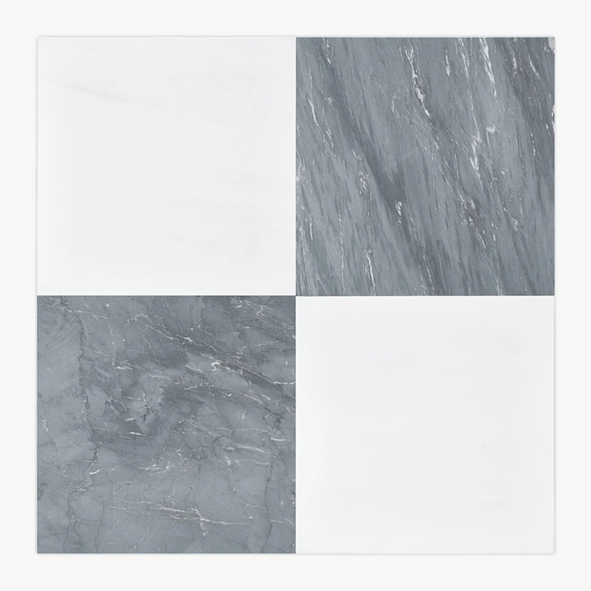 Checkerboard Patterns Multicolor checkerboard tile, primary product image. Premium dolomite for floors and walls.
