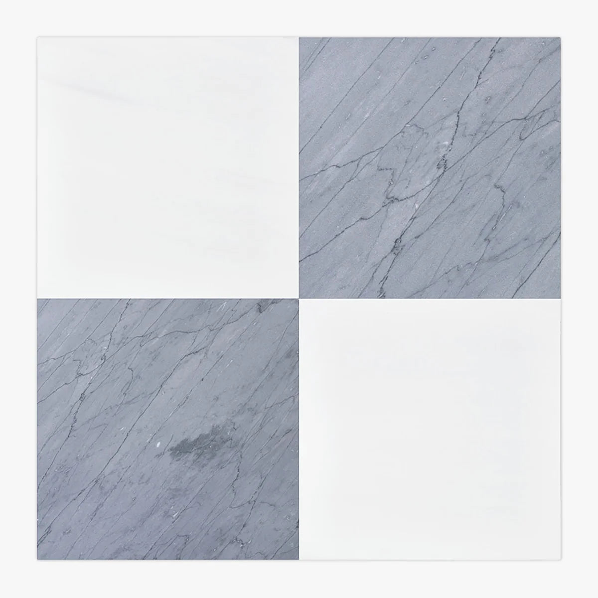 Checkerboard Patterns Multicolor checkerboard tile, primary product image. Premium dolomite for floors and walls.