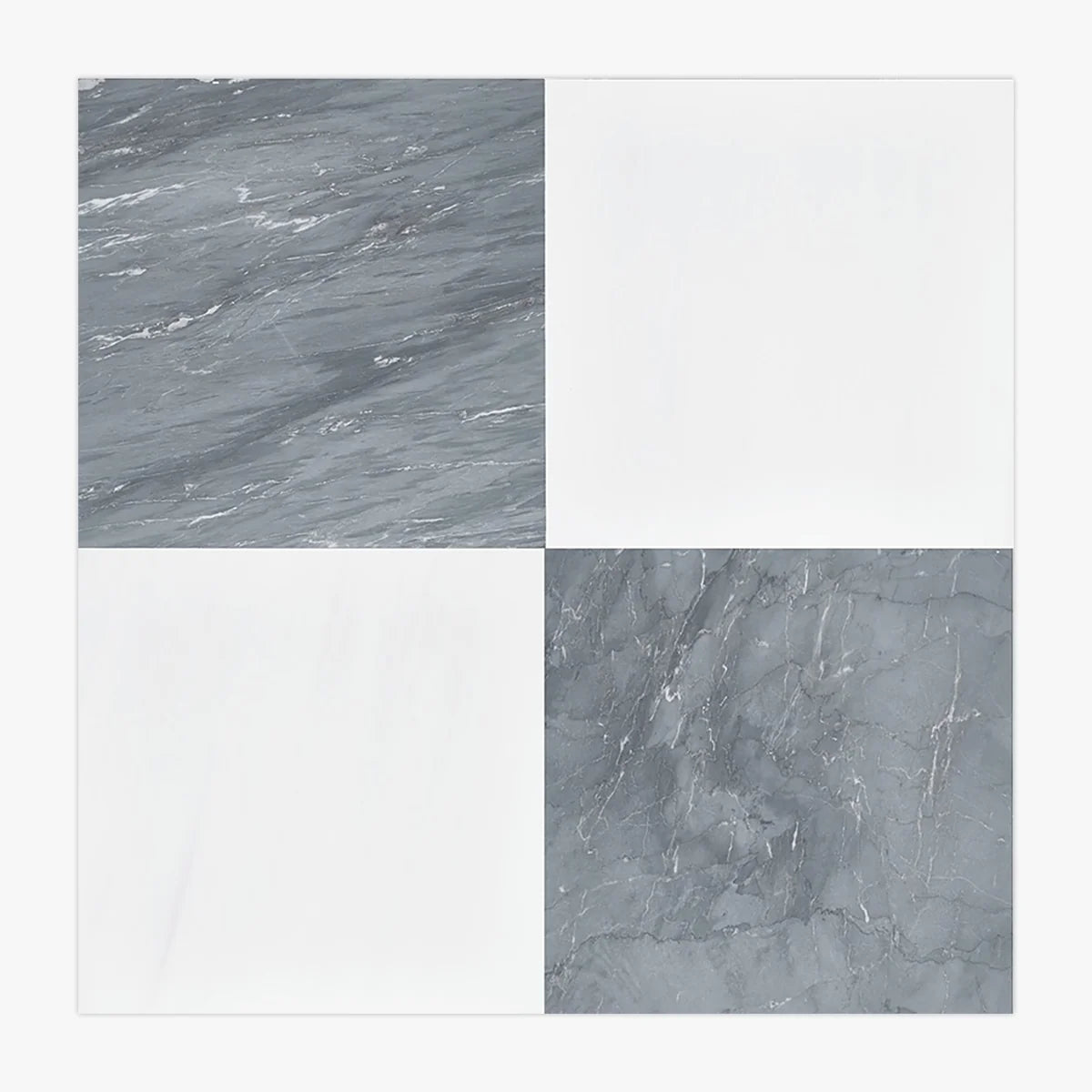 Checkerboard Patterns Multicolor checkerboard tile, primary product image. Premium dolomite for floors and walls.