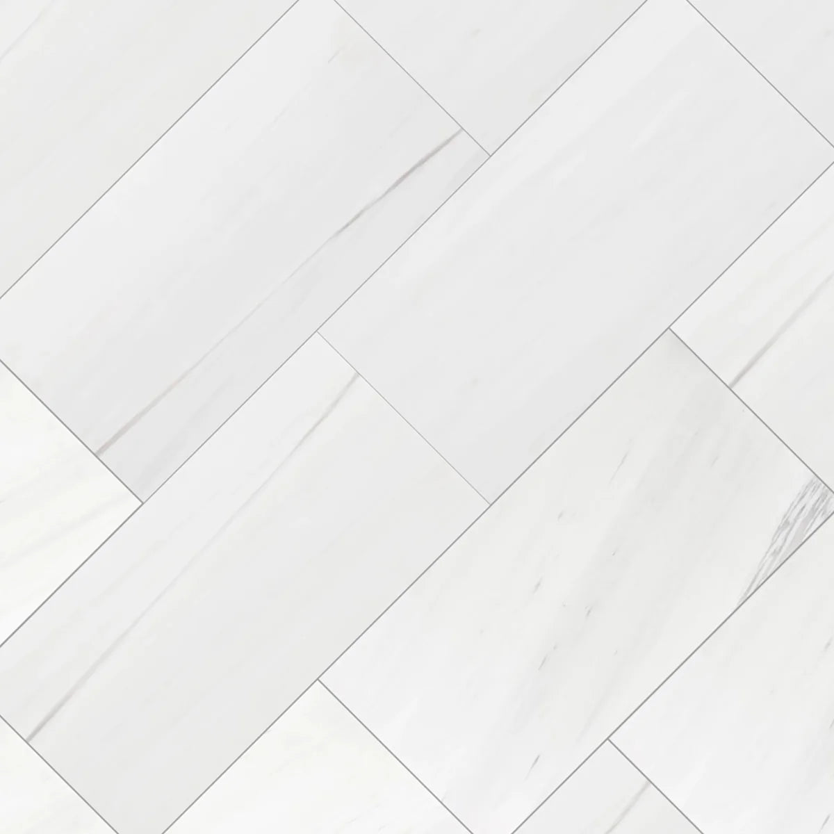 Bianco Dolomite Polished Marble White field tile, product image. Premium dolomite for floors and walls.