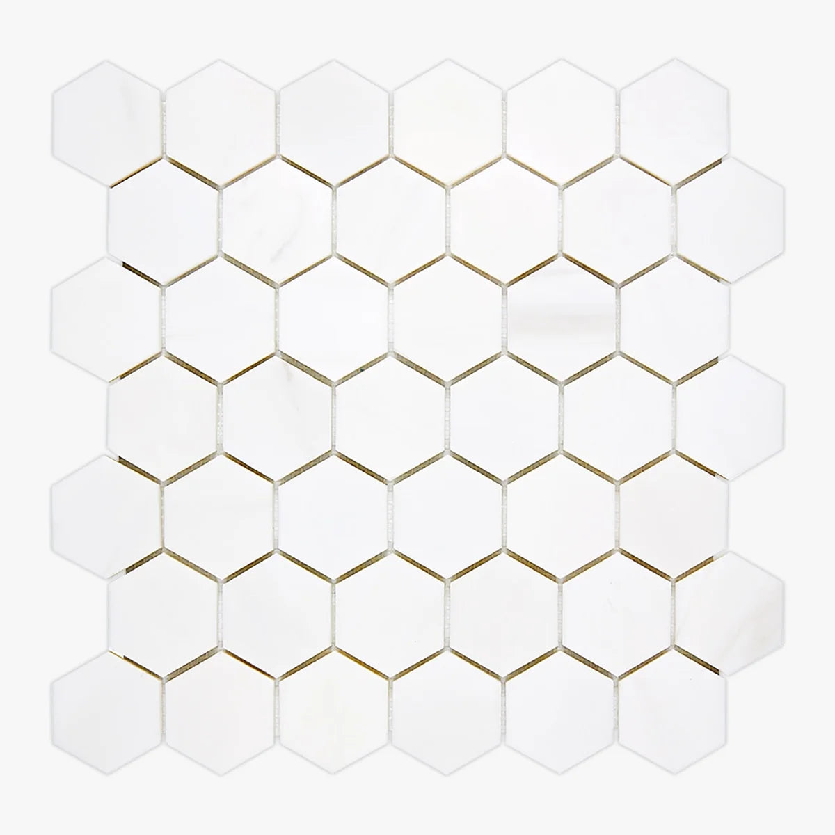 Bianco Dolomite Polished Marble White mosaic, primary product image. Premium dolomite for floors and walls.