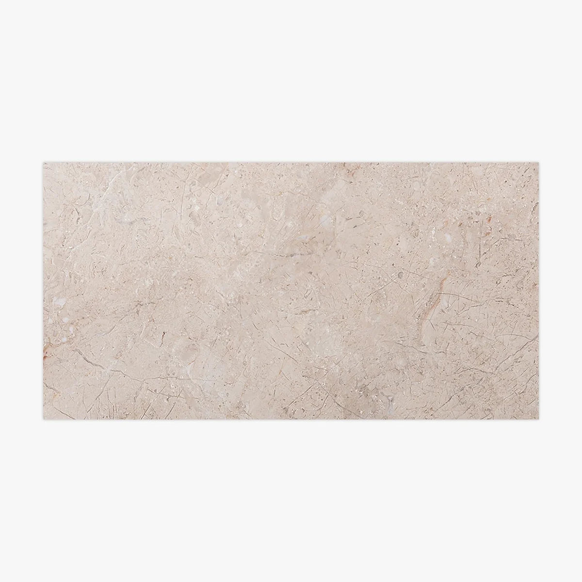 Essentials Natural Stone Beige field tile, primary product image. Premium marble for floors and walls.
