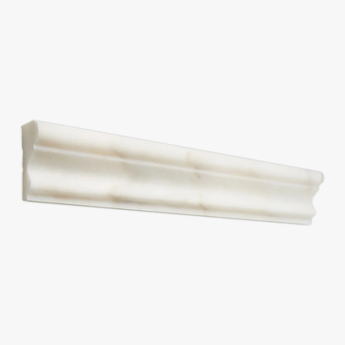 Calacatta Gold Polished Marble White moulding, primary product image. Premium marble for floors and walls.