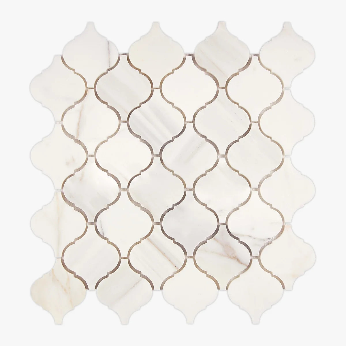 Calacatta Gold Polished Marble White mosaic, primary product image. Premium marble for floors and walls.