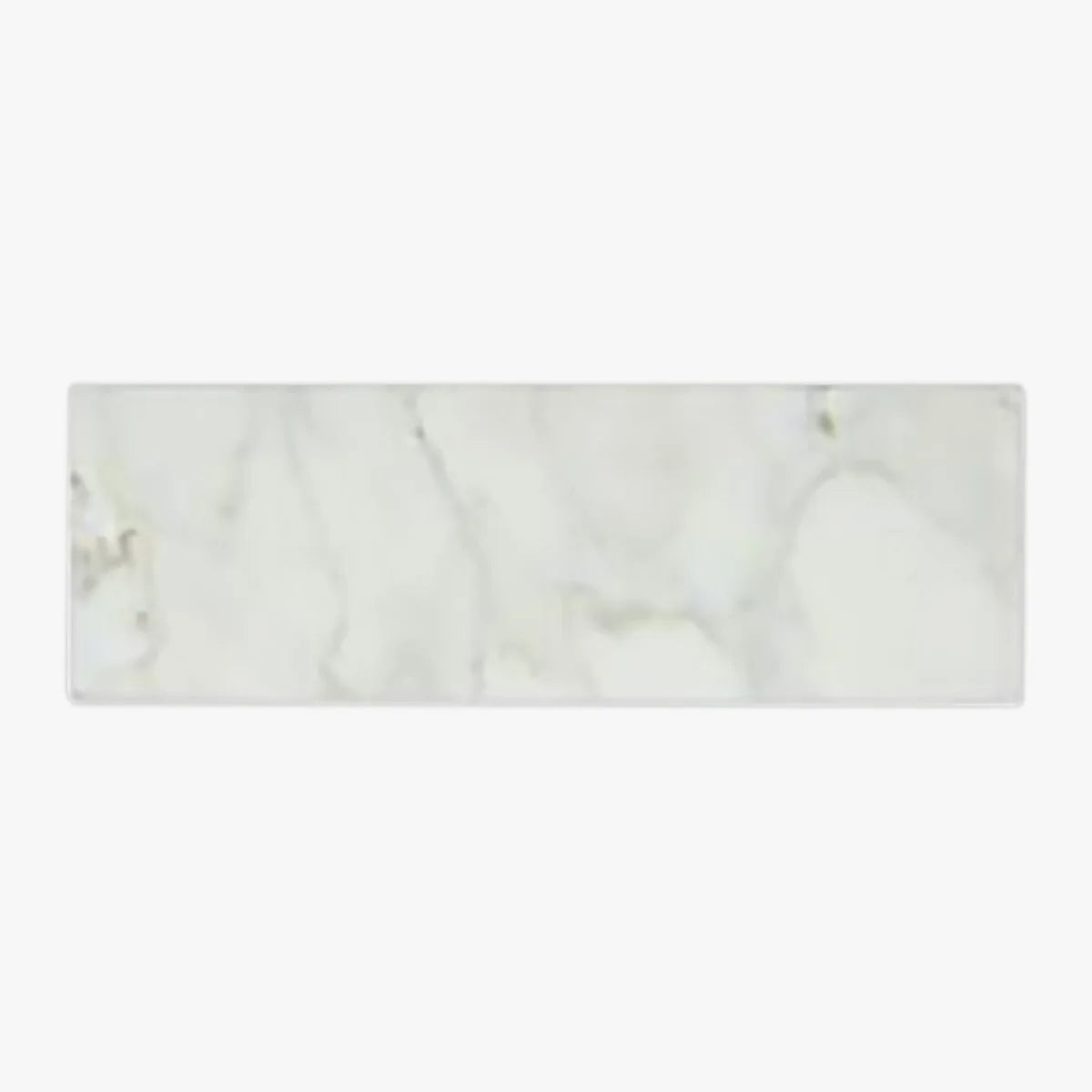 Calacatta Gold Polished Marble White field tile, top-down product view. Premium marble for floors and walls.