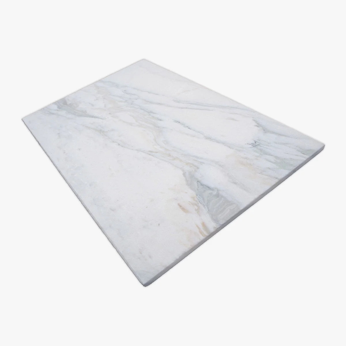 Calacatta Oliva Honed Marble White field tile, product image. Premium marble for floors and walls.