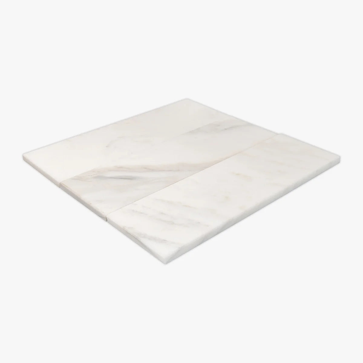 Calacatta Oliva Honed Marble White field tile, product image. Premium marble for floors and walls.