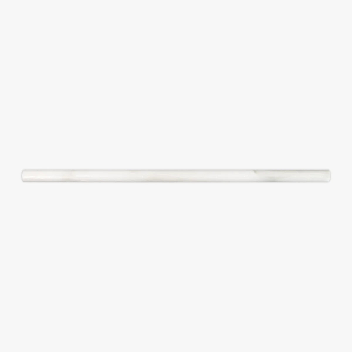 Calacatta Oliva Honed Marble White moulding, top-down product view. Premium marble for floors and walls.