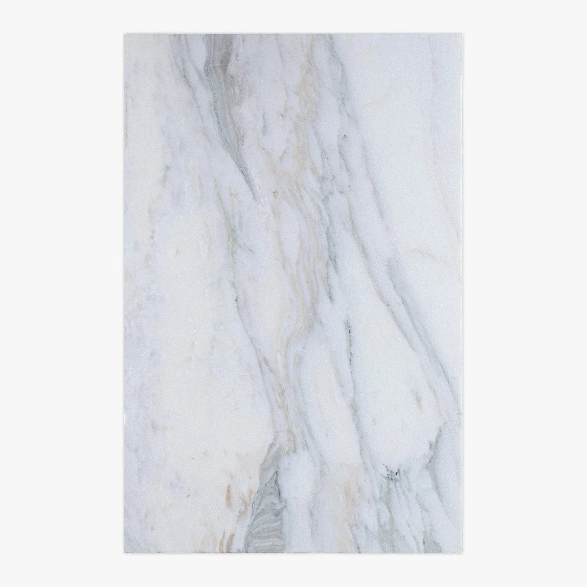 Calacatta Oliva Honed Marble White field tile, alternate product view. Premium marble for floors and walls.
