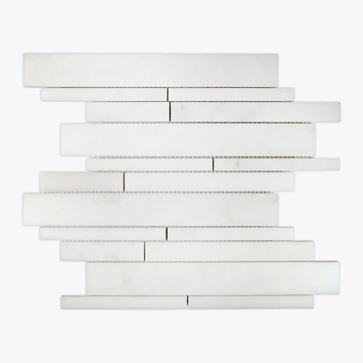 Calacatta Oliva Honed Marble White mosaic, primary product image. Premium marble for floors and walls.