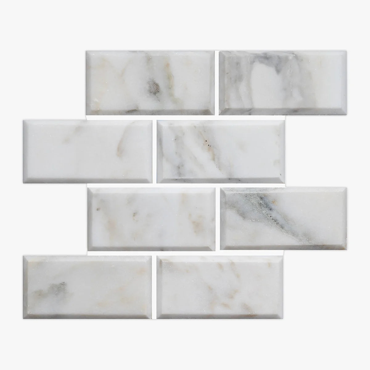 Calacatta Oliva Honed Marble White field tile, primary product image. Premium marble for floors and walls.