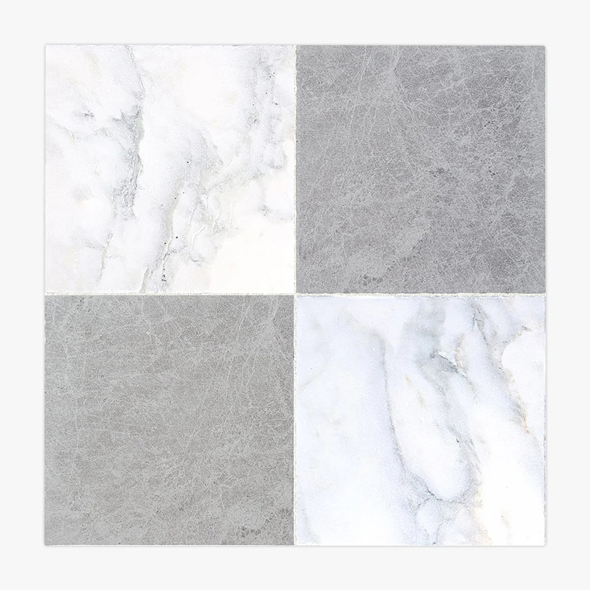 Checkerboard Patterns Multicolor checkerboard tile, primary product image. Premium marble for floors and walls.