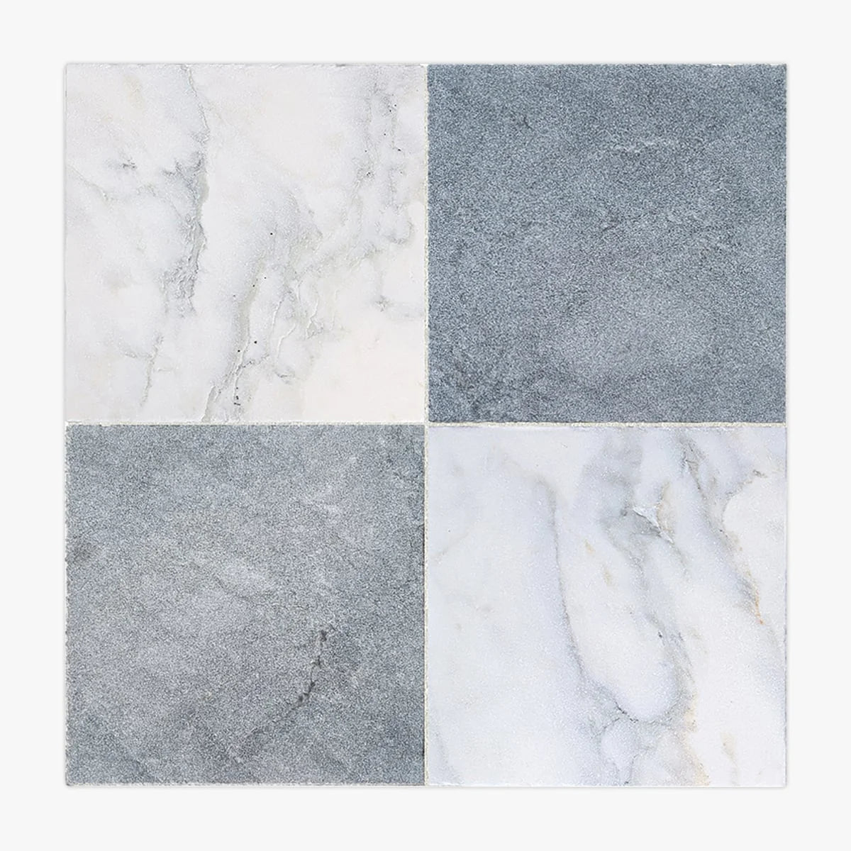 Checkerboard Patterns Multicolor checkerboard tile, primary product image. Premium marble for floors and walls.