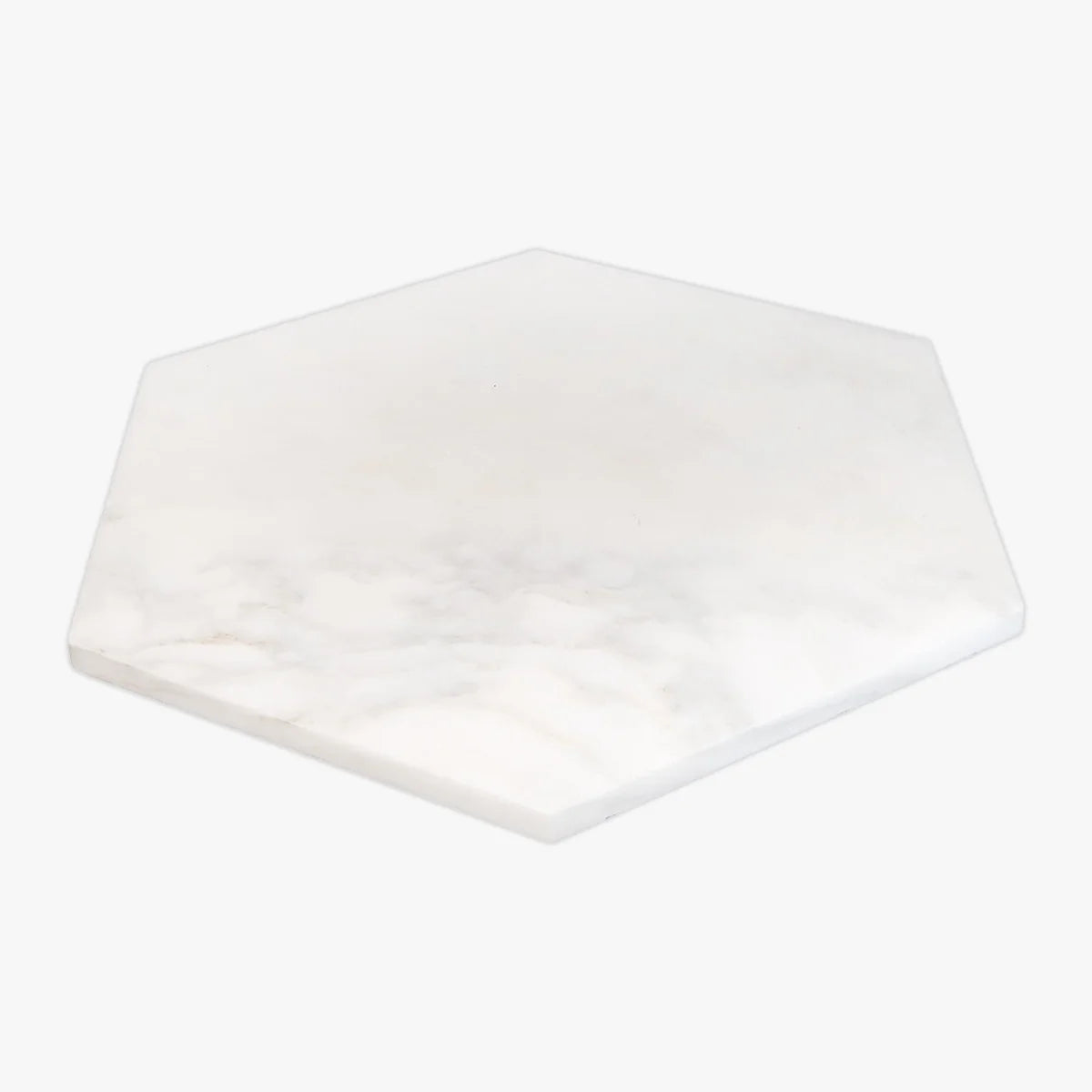 Calacatta Oliva Polished Marble White mosaic, product image. Premium marble for floors and walls.