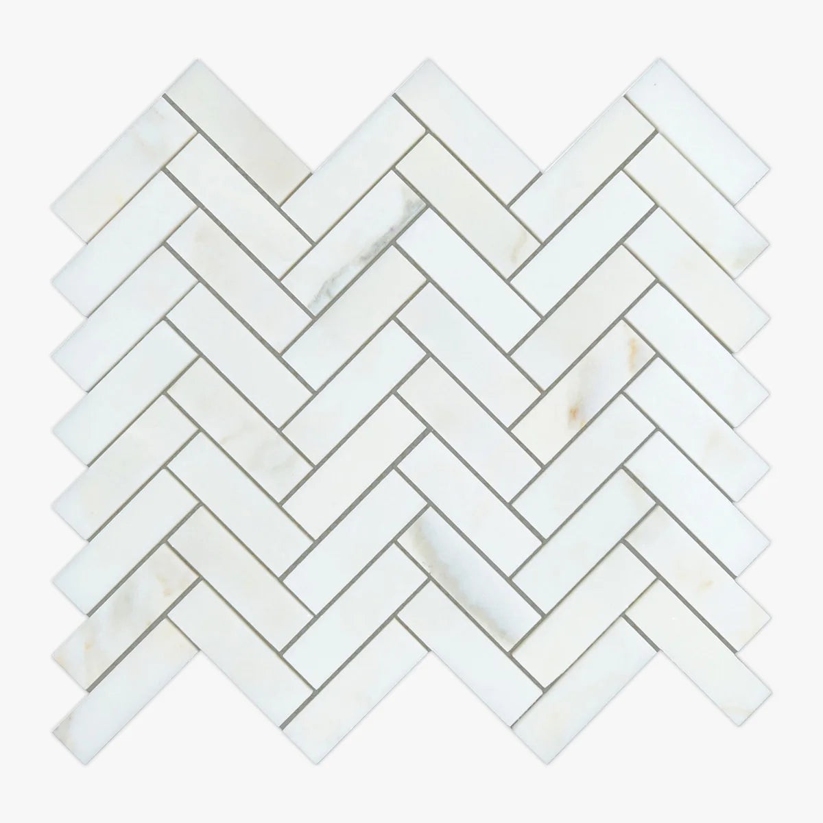 Calacatta Oliva Polished Marble White mosaic, primary product image. Premium marble for floors and walls.