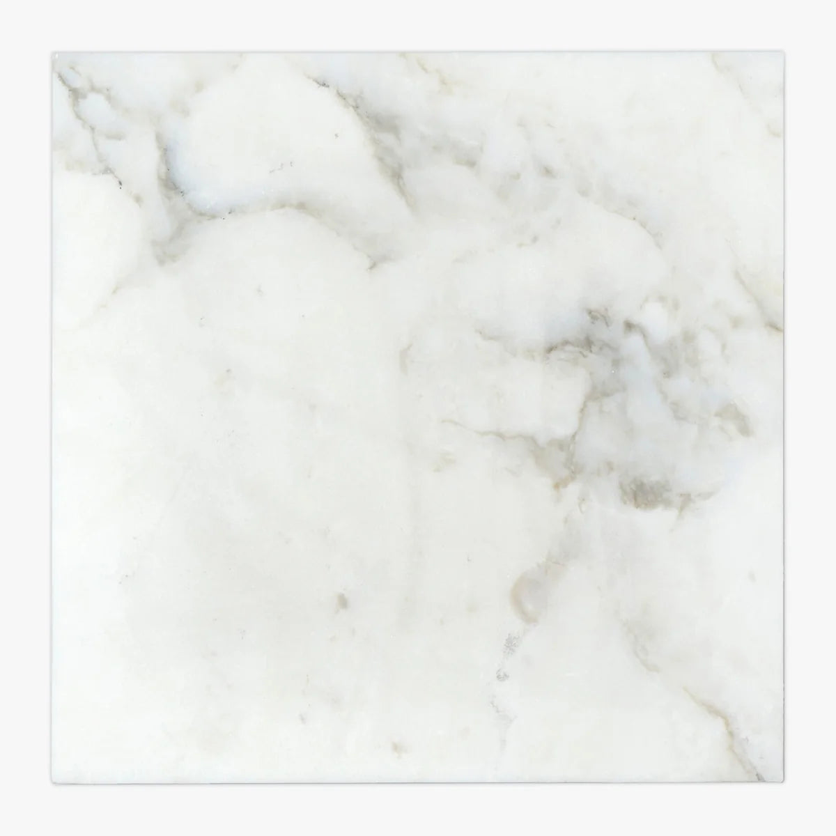 Calacatta Oliva Polished Marble White field tile, top-down product view. Premium marble for floors and walls.