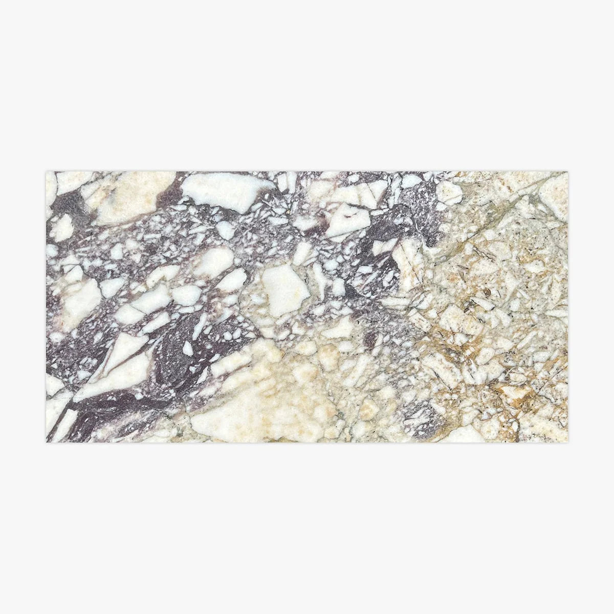 Calacatta Viola Honed Marble White field tile, primary product image. Premium marble for floors and walls.