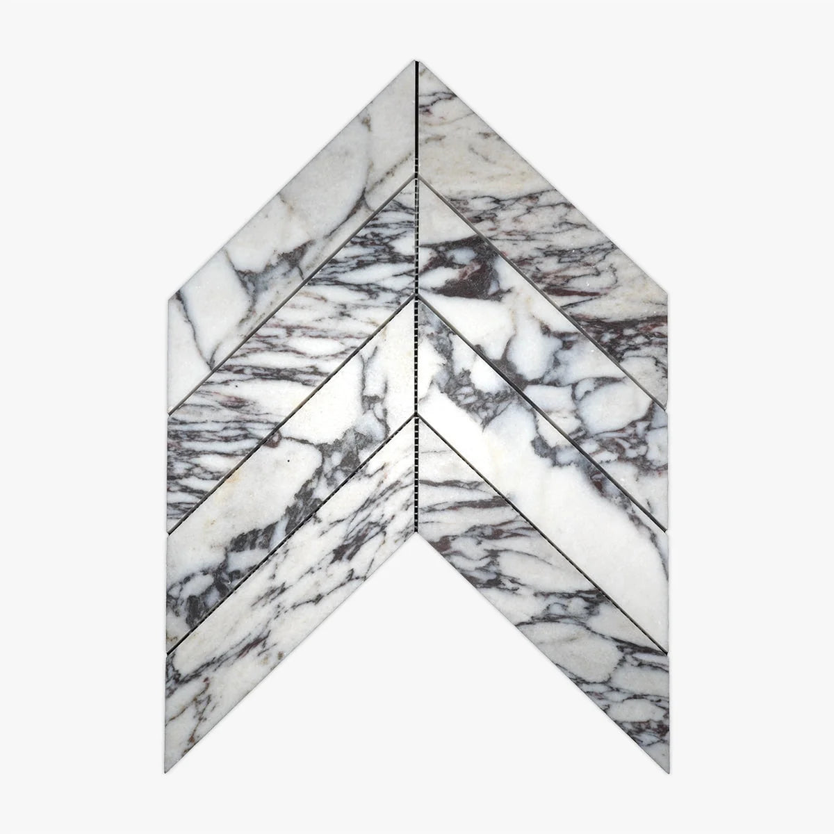 Calacatta Viola Honed Marble White mosaic, primary product image. Premium marble for floors and walls.