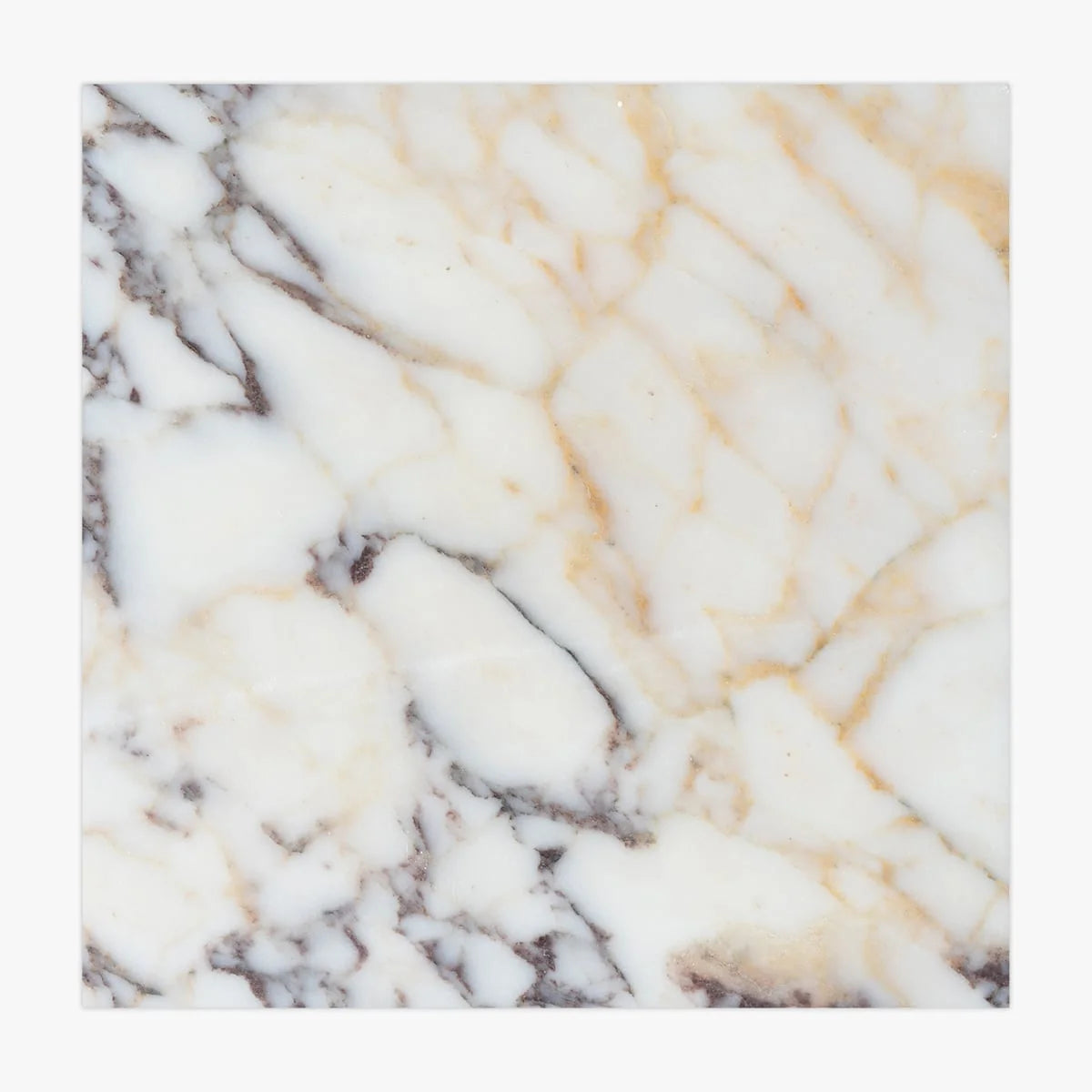 Calacatta Viola Polished Marble White field tile, product image. Premium marble for floors and walls.