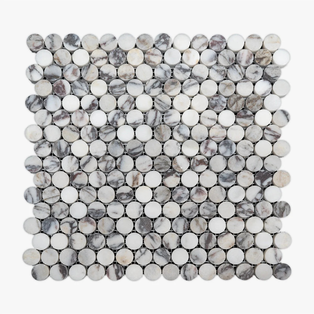 Calacatta Viola Honed Marble White mosaic, primary product image. Premium marble for floors and walls.