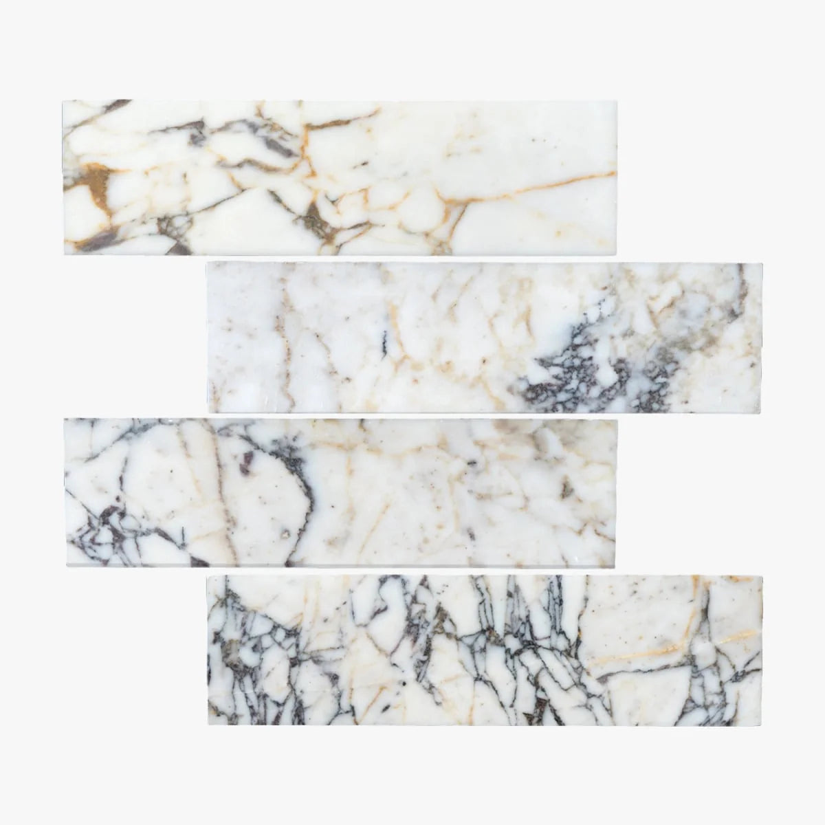Calacatta Viola Polished Marble White field tile, primary product image. Premium marble for floors and walls.