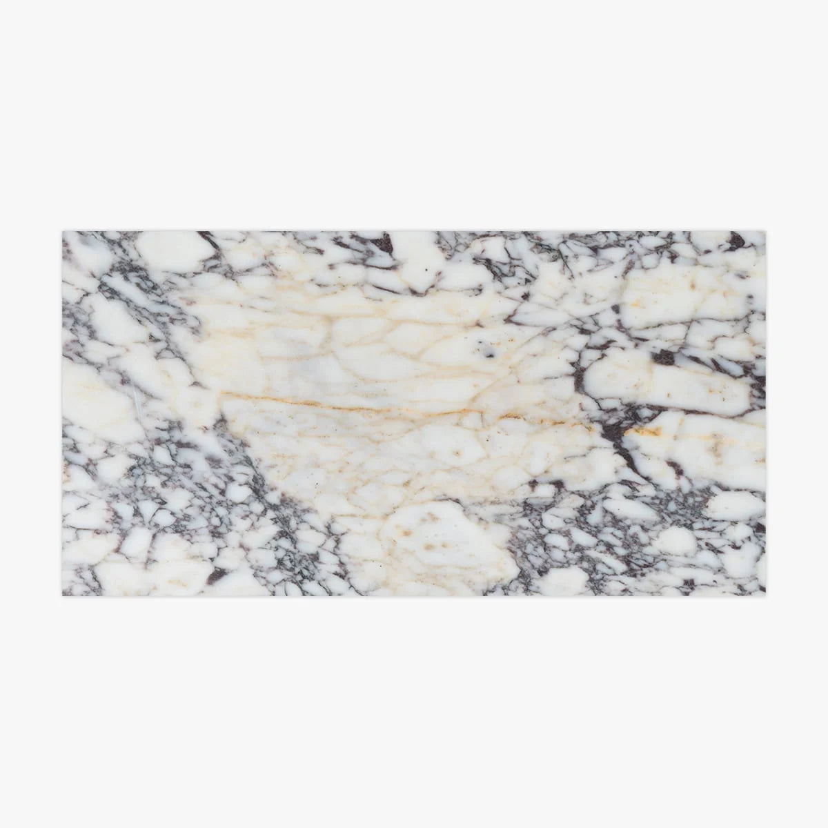 Calacatta Viola Honed Marble White field tile, product image. Premium marble for floors and walls.