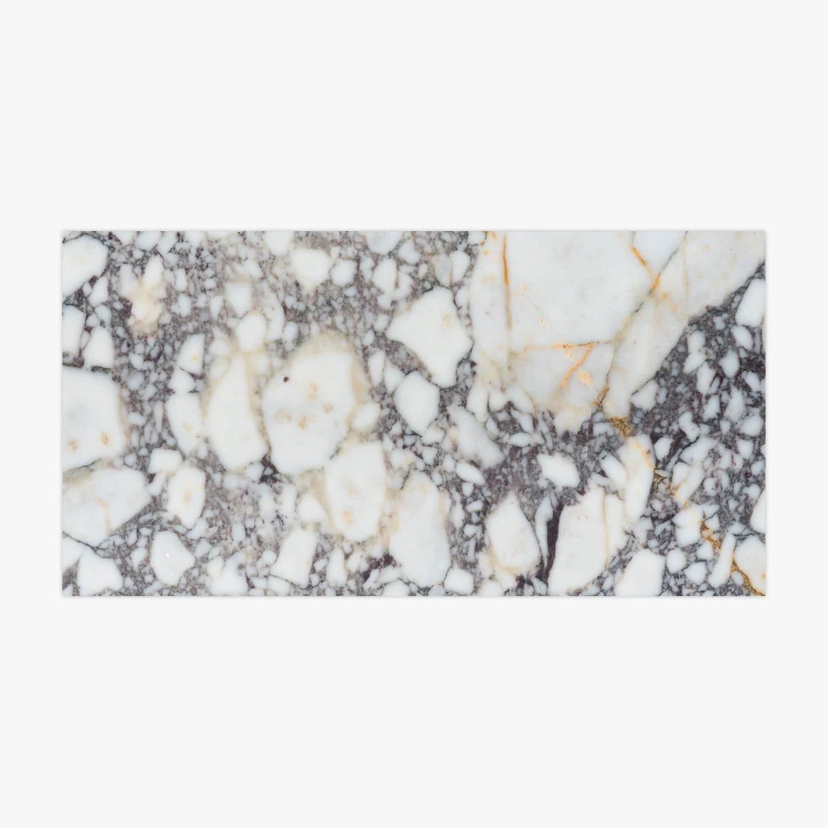 Calacatta Viola Honed Marble White field tile, primary product image. Premium marble for floors and walls.
