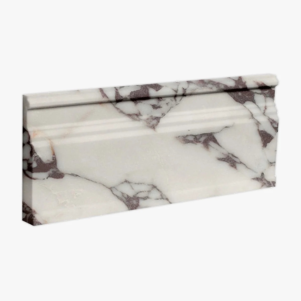 Calacatta Viola Polished Marble White moulding, primary product image. Premium marble for floors and walls.
