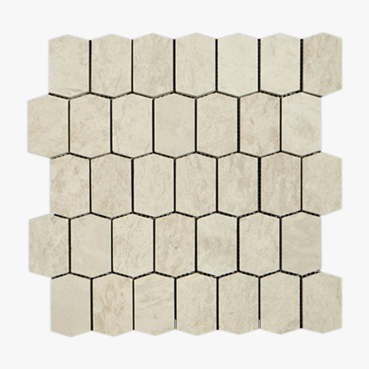 Crema Balkan Limestone Beige mosaic, primary product image. Premium limestone for floors and walls.