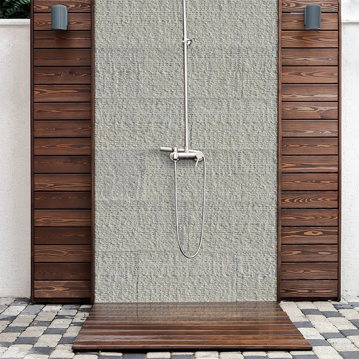 Crema Balkan Limestone Beige field tile, product image. Premium limestone for walls.