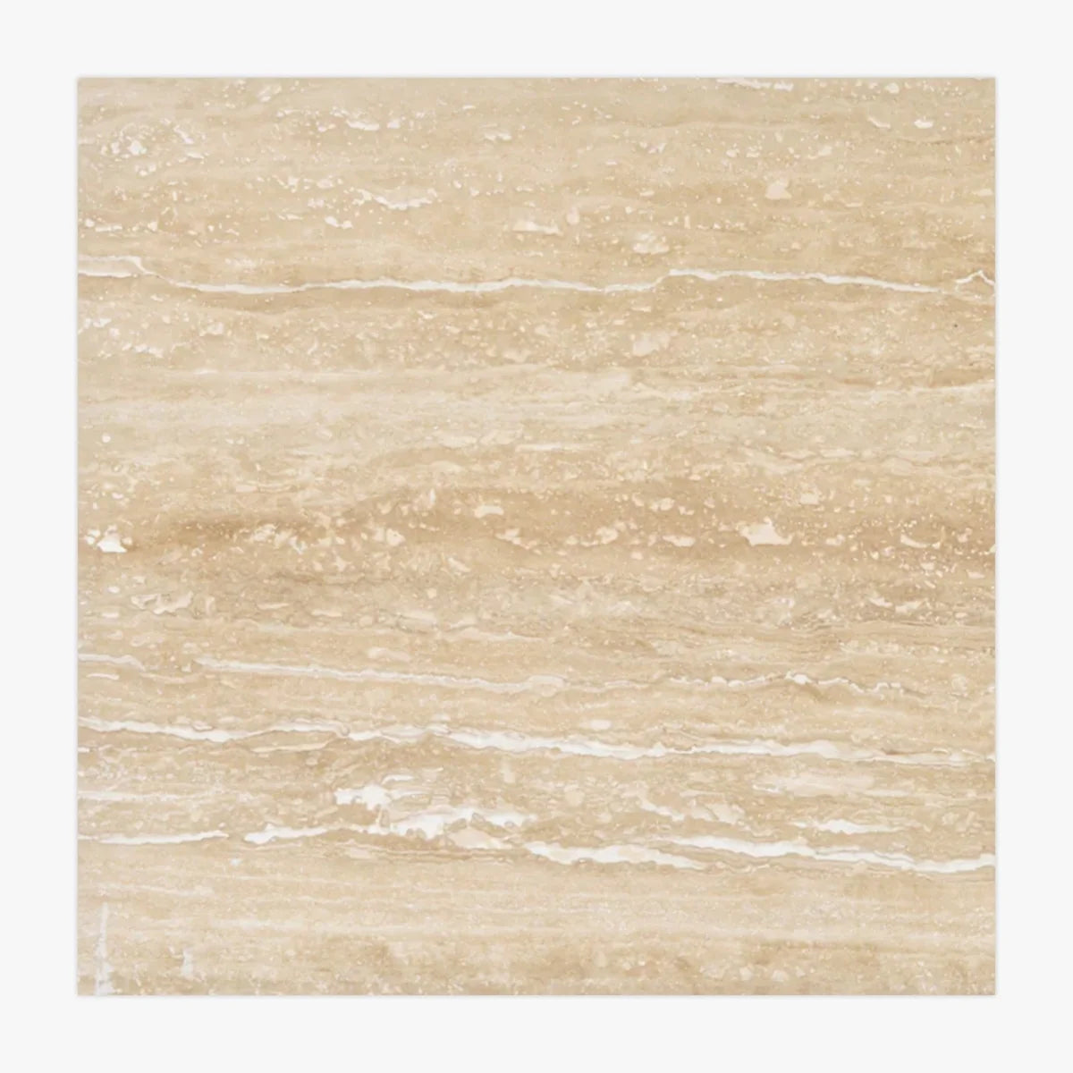Ivory Light Travertine Beige field tile, primary product image. Premium travertine for floors and walls.