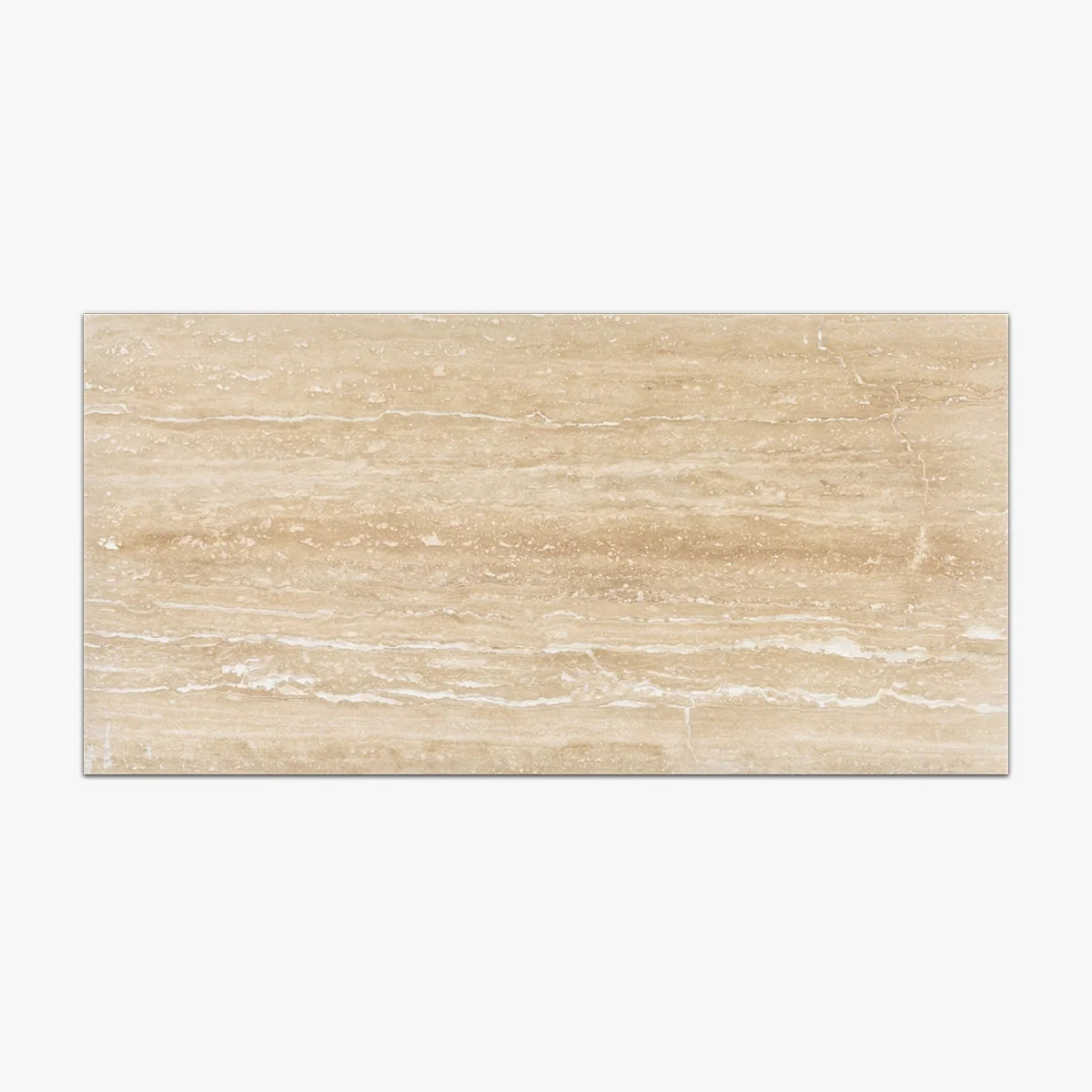 Ivory Light Travertine Beige field tile, primary product image. Premium travertine for floors and walls.