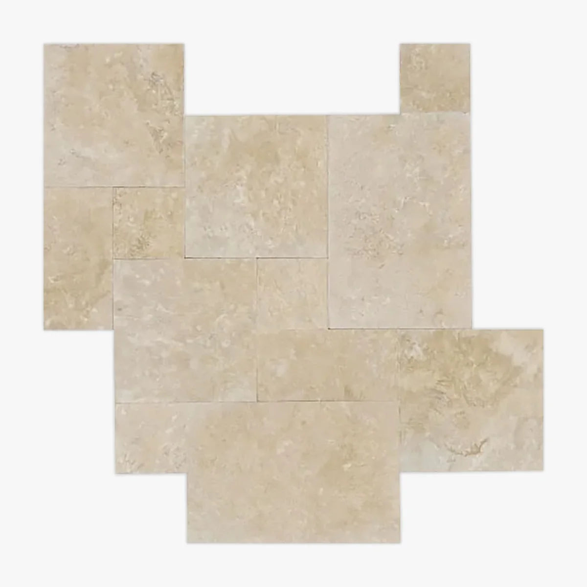 Ivory Light Travertine Beige pattern, primary product image. Premium travertine for floors and walls.