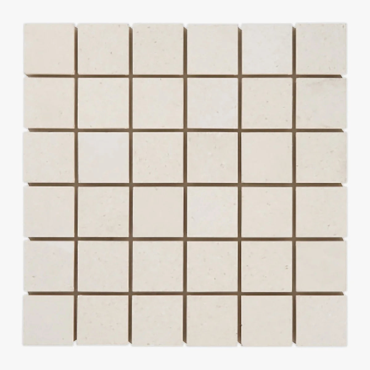 Lymra Limestone Cream mosaic, primary product image. Premium limestone for floors and walls.