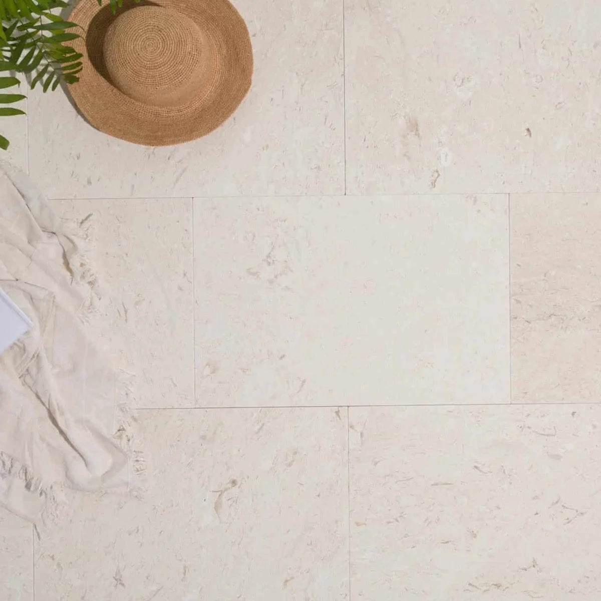 XXL Large Format Beige field tile, product image. Premium limestone for floors and walls.