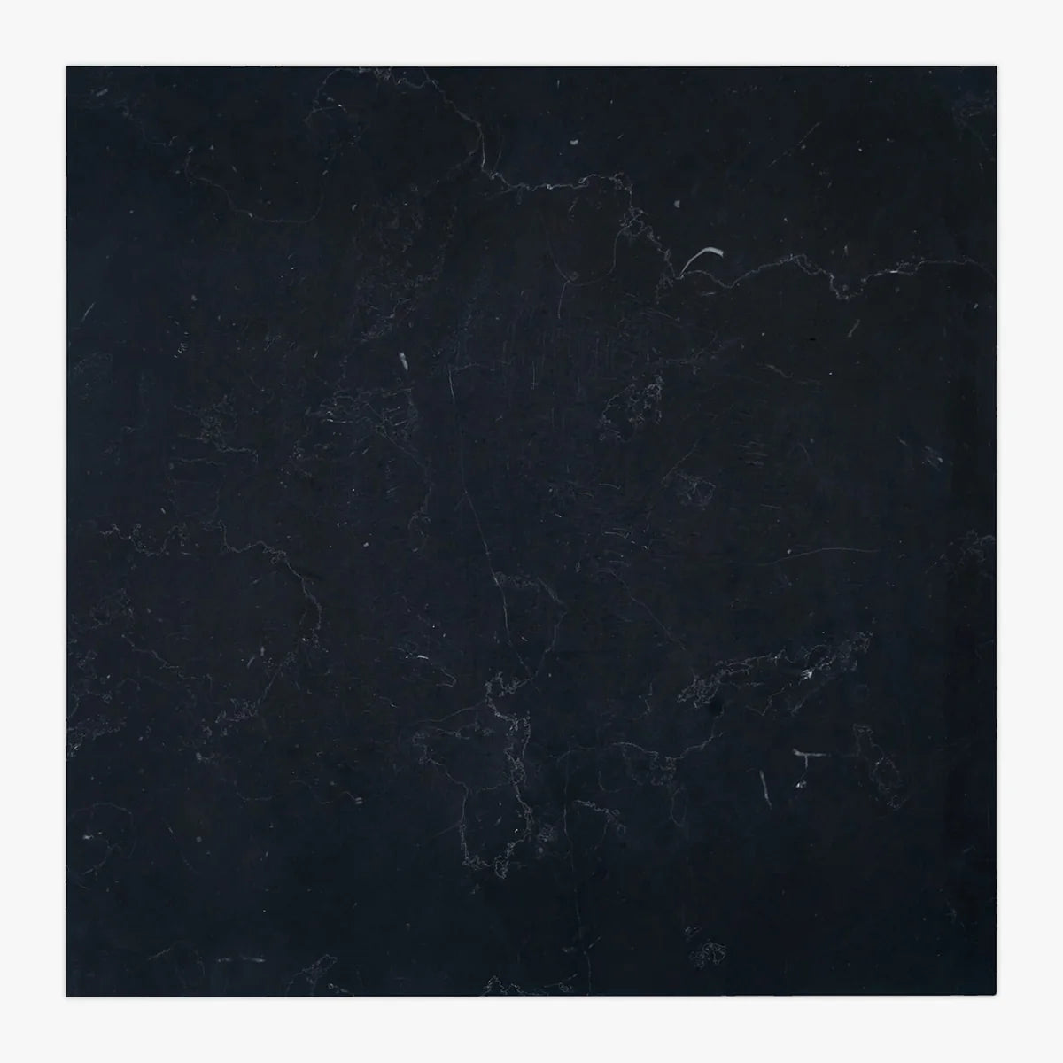 Nero Marquina Polished Marble Black field tile, primary product image. Premium marble for floors and walls.