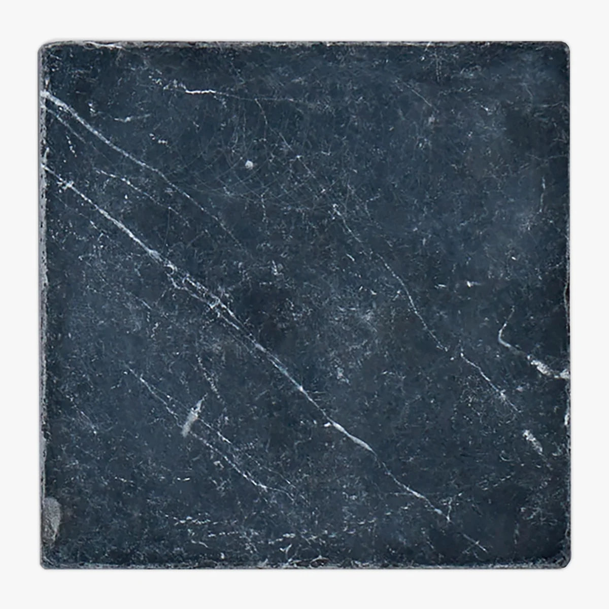 Nero Marquina Honed Marble Black field tile, primary product image. Premium marble for floors and walls.