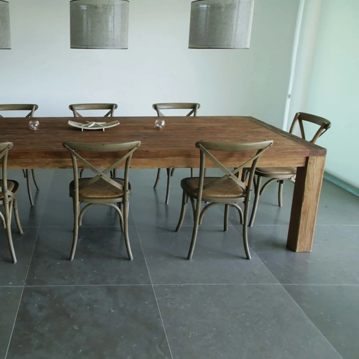 Essentials Natural Stone Blue field tile, product image. Premium limestone for floors and walls.