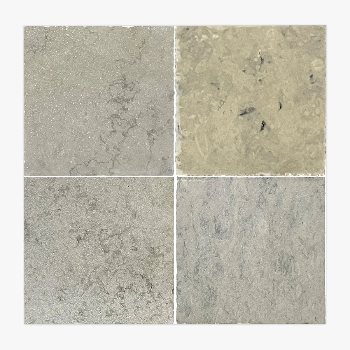 XSV Inventory (Overstock) Gray field tile, primary product image. Premium limestone for floors and walls.