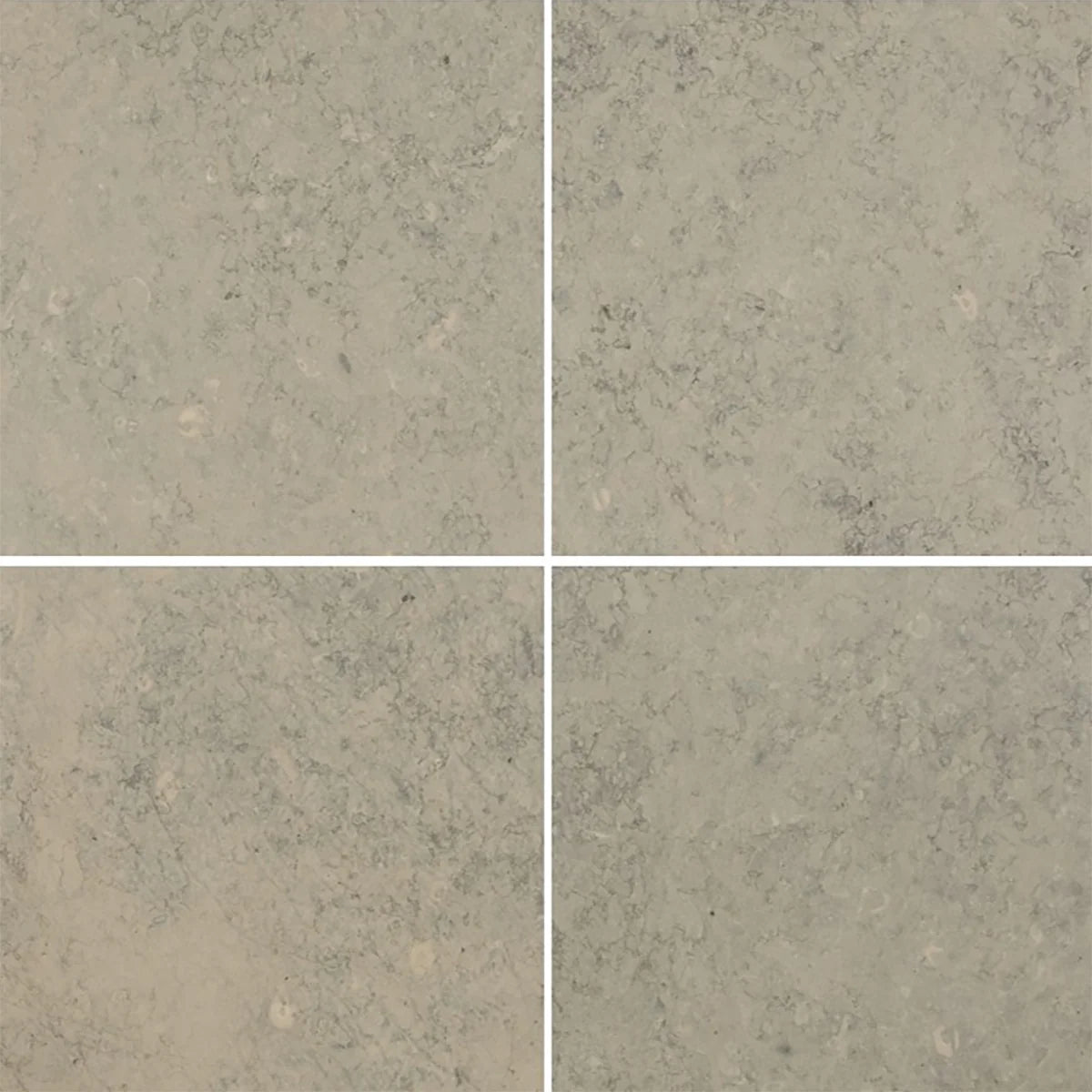 Essentials Natural Stone Gray field tile, product image. Premium limestone for floors and walls.